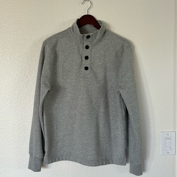J. Crew Other - J.Crew, athletic fleece men’s 4 button up sweater size small